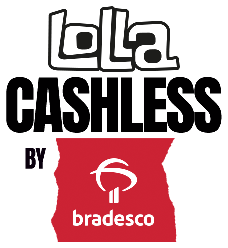 Logo Lolla Cashless by Bradesco